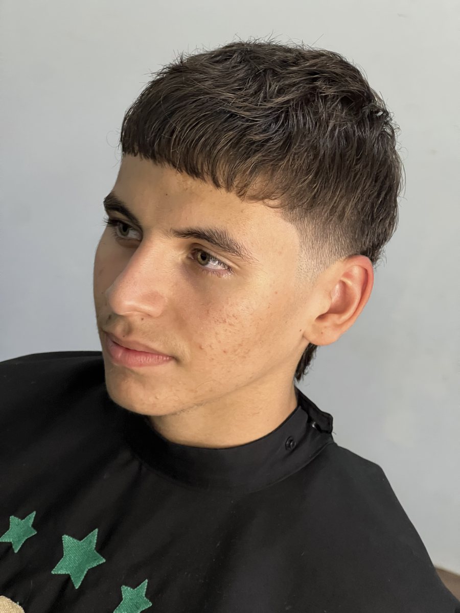 Corte masculino no Studio Felipe Serra